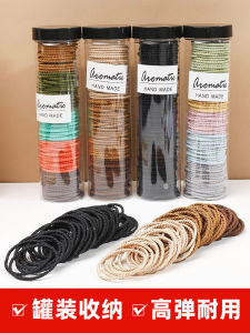 ยางรัดผมยืดหยุ่นสูงสำหรับผู้หญิง ทนทาน ไม่เจาะจง ยางรัดผมฤดูใบไม้ร่วงและฤดูหนาวแบบเรียบง่ายและสง่างาม ยางรัดผม Differhand