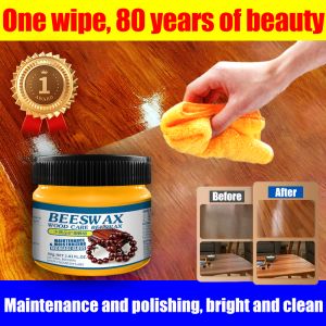 Can be used for polishing and maintenance of various wooden furniture beeswax wood polish furniture polish One wipe 80 years of beauty beewax wood polish 【100% Original In Stock】bee wax  wood furniture polish oil 蜂蜡 木板蜡 木蜡油