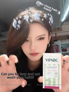 No-rinse Portable Hair Clean Sheet for Fringe Oil Control Fluffiness