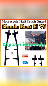 Motorcycle Half Crash Guard Pair For Honda Beat Fi V3 Good Quality Made in Thailand