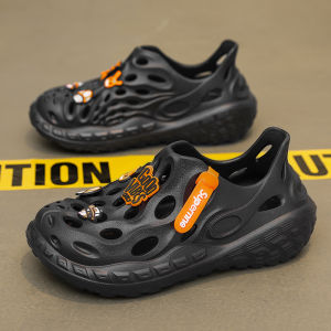 Mens Summer Outdoor Wear Coconut Hole Shoes Full Cover Sandals Sports Leisure Thick Bottom Hollow out Beach Shoes