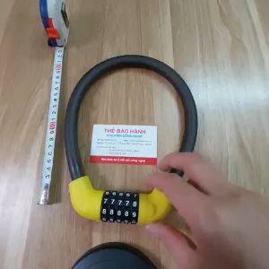 Khóa dây 5 số chống trộm xe đạp xe máy khóa cổng cửa kính cực chắc chắn loại to
