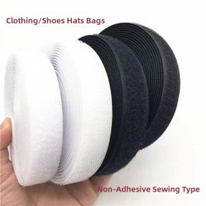 Seamless Magic Tape Waist Belt Knee Pads No Glue Sewing Type Hook And Loop Fastener Replacement Home Fabric DIY Accessories