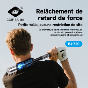 BAIJIAGolf Mini Impact Bat Golf Physical Acoustics Trainer Quick Swing Correction Improve Accuracy of Ball Strike
