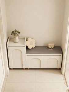 ZHUOHE | Entryway Shoe Cabinet and Stool