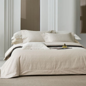 Long-staple Cotton Premium Simple Thick Weave Bedding Set