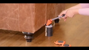 Furniture Moving Tool 8 PCS Furniture Mover Tools With Wheels Lifter 360° Free rotation adjustment