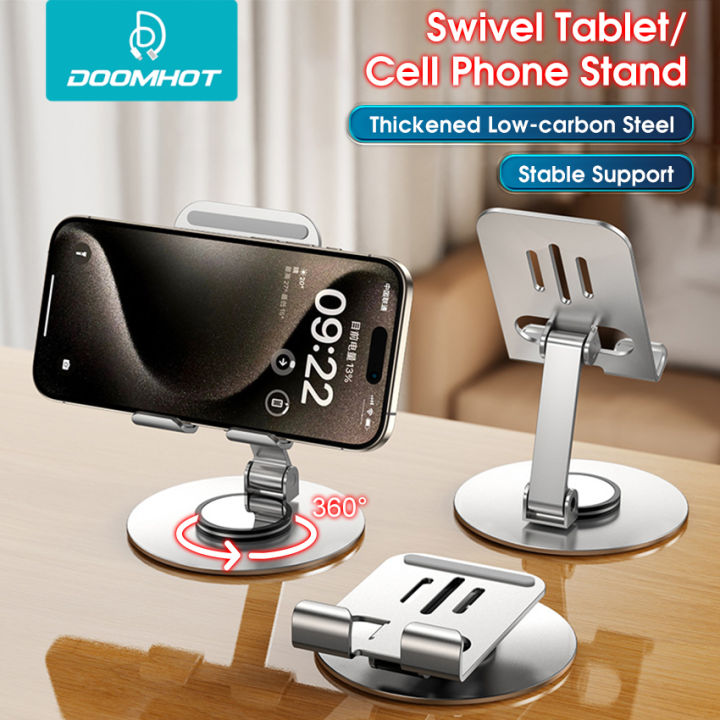 DoomHot Universal Phone Stand Stable Low Carbon Steel Tablet Holder ...