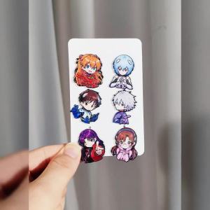 Bandai | 6 Chiếc Anime Men Pin Bộ Hoạt Hình Dễ Thương Phù Hiệu Cho Ba Lô & Áo Khoác Cosplay Phụ Kiện Quà Tặng Đồ Chơi Dành Cho Người Hâm Mộ Từ 14 Tuổi Trở Lên