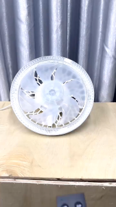 Quạt Trần Kiêm Đèn LED Chiếu sáng 3 màu - 7 Cánh - 4 Tốc Độ Gió - Có Remote TẶNG KÈM ĐUÔI ĐÈN E27