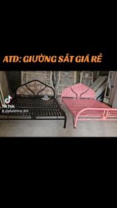 Giường Sắt Đơn Khung Tròn Nhiều Màu Ngang 1m2x2m 1m4x2m 1m6x2m giá tại xưởng