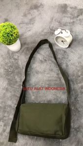 SATU ALAT Tas Selempang LONJIE 100% Canvas Premium Tebal Tas Kanvas