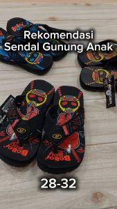 Sendal boboiboy sendal anak laki laki boboboy boboboi 4 5 6 tahun