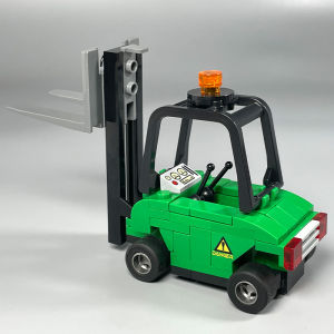 Wind-up Forklift Building Block Toy DIY Farm and Ranch Scene
