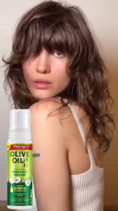 BUY 1 TAKE 2 Aloe Vera Olive Oil Hair Care Styling Kit Tools 207ml Olive Oil Mousse Styling Cream + 370ml Aloe Vera Oil Control Anti-Dandruff Shampoo Fluffy Hair Growth Reduce Hair Loss + 362ml Sweet Orange Conditioner Reduce Frizzy Hair Breakage