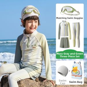 Kocotree | Sun Protection Long Sleeve Pant Set Childrens Swimwear