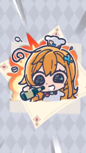 [Genshin Impact] Sticker Escoffier - Hình dán chibi escoffier (16 hình )