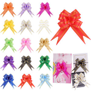 20pcs/lot Colorful Gift Packaging Bows Birthday Party Wedding Halloween Christmas Decoration Handmade Bows For DIY Gift Box Deco