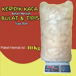 Keripik Kaca kiloan Mentah isi 10Kg (Paket Hemat untuk Usaha) harga langsung dari produsen / pabrik