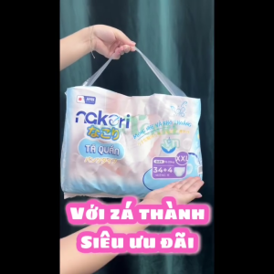 Tã Quần NAKORI Nhật Bản Size M L XL XXL Cho Bé 6-25kg Mềm Mại Thấm Hút Vượt Trội