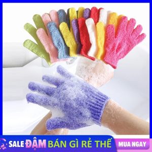 SET 2 Chiếc Găng Tay Tắm Tẩy Da Chết Siêu Sạch - Bao Tay Kì Ghét Tẩy Tế Bào Chết Mềm Mại Làm Sạch Cơ Thể An Toàn Cho Da