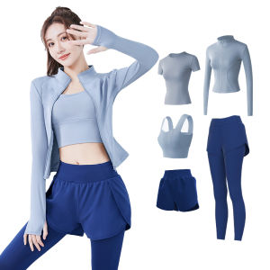 Yoga Clothes Suit Womens New Arrival Fashion Fancy Gym Morning Running Professional Outdoor Sports Running Clothes Spring and Summer