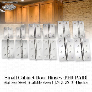 (2PCS/SET) Stainless Steel Hinges Kitchen Drawer Door Box Case Hinge Bisagra with Free Screws