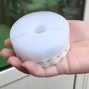 SG Silicone Gap Sealer Strip 5m - Window Glass Door Bottom Seal SoundProof Insect Smoke Sound Proof Self Adhesive Seal