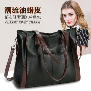Trendy Minimalist Large Capacity Soft Leather Crossbody Bag for Women 2023 Winter New Style Urban Simple Casual Handbag