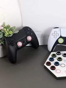 2Pcs Thumb Stick Grip Caps Non Slip Silicone Analog Joystick Thumbstick for PS4 PS5 360 One Game Controller Non-slip Silicone Analog Joystick Thumbstick Thumb Stick Grip Caps Cases for PS3 PS4 PS5 Xbox 360 Xbox One Controller