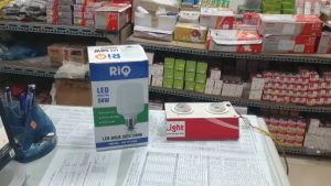 Bóng Led trụ 50w Rio ánh sáng trắng 6500k đui xoáy E27