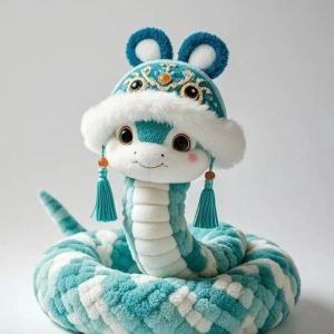 ZEEMIN new Year of the Snake mascot plush doll snake zodiac doll New Years doll gift soft skin-friendly cute cute