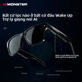 Tai Nghe Kính Râm Bluetooth 5.0 Không Dây Monster - Tai Nghe Thể Thao Ngoài Trời Có Chức Năng Gọi Nhạc Và Khử Tiếng Ồn Chủ Động. 