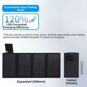 TUiU | Solar Charging Portable Fan