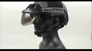 Adjustable Tactical Helmet Guide OP Goggles Detachable FAST Helmet Anti Fog and Anti Riot OP CS Protective Goggles