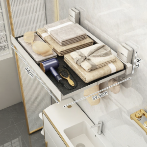 youqin | Suction Cup Folding Extendable Towel Rack