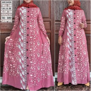 PROMO 1.1 GAMIS TWILL CAP MALAM BATIK PEKALONGAN GAMIS PLOY LIPIT / GAMIS TWILL SLIM UKURAN STANDAR DAN JUMBO