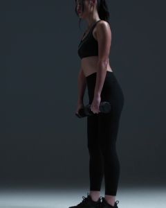Nike Celana Leggings Wanita One Seamless Front High-Waisted Full-Length - Black [HJ9196-010]