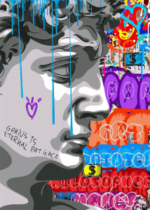 Nordic Pop Street Art Graffiti Music Poster Aesthetic Mona Lisa Salvator Canvas Painting Wall Art Home Gallery Room Decor Bar
