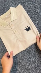 Kaos Kerah Pria Distro Crown / Kaos Polo Shirt Pria Kerah Logo / Kaos Kerah Pria Dewasa