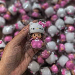 Sanrio | New Monchhichi Keychain Hello Kitty Toy --Monchhichi Keyring Cute Monchi Kitty Keychains for Bags Childrens Day Gift --몬치치 키링