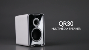 Edifier QR30 2.0 ลำโพงตั้งโต๊ะ 30W (RMS) Bluetooth V5.4 เอฟเฟกต์แสงไดนามิก USB-A พอร์ตอินพุต AUX รองรับ EDIFIER ConneX APP/EDIFIER TempoHub PC APP