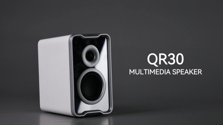 Edifier QR30 2.0 ลำโพงตั้งโต๊ะ 30W (RMS) Bluetooth V5.4 เอฟเฟกต์แสงไดนามิก USB-A พอร์ตอินพุต AUX รองรับ EDIFIER ConneX APP/EDIFIER TempoHub PC APP