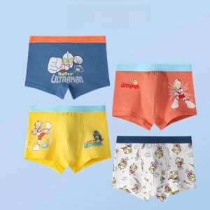 MiiOW | Quần lót nam trẻ em Cotton Catman Ultraman Quần lót cotton nguyên chất Quần lót nam trẻ em Quần lót cotton thoáng khí thấm hút khô nhanh kháng khuẩn