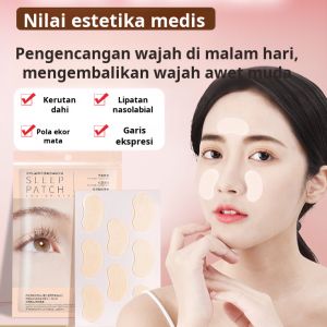 Asam Hyaluronic Anti-Kerut Patch Tidur Wajah Leher Dahi Mata Pipi Stiker Penghilang Kerutan Alat Kecantikan Anti Penuaan