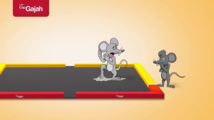 Lem Tikus Cap Gajah Super Lengket | Tidak Beracun | Anti Lepas