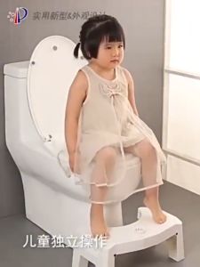 ---OKLIFE.SG---Universal Adult And Child Dual-Purpose Toilet Seat/ thickened slow drop toilet/Slow Sropt Silent toilet lid