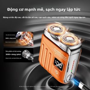 MONLEYTA | Portable Electric Shaver German Precision Mens 2025 New Mini Shaving Blade Official Authentic Double Blade Stainless Steel