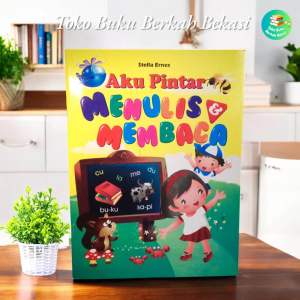 Buku aku pintar menulis dan membaca full colour 64 halaman (21×28cm)