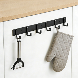 Moisture Proof Aluminum Alloy Wall Hook Anti Rust Firm Adhesion for Bathroom Bath Towel Robe and Washing Supplies Wall Storage